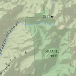 Western States Endurance Run Map