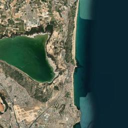 mapa satelite de alicante Mapa satélite de Aguas Nuevas en Torrevieja en Alicante en 