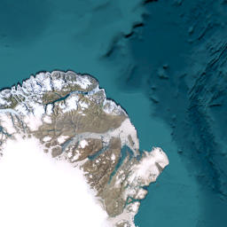 Satellite Greenland Map North America