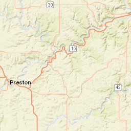Usgs Site Map For Usgs 05387405 Upper Iowa River At Kendallville Ia
