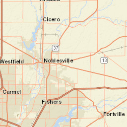 Hamilton County Indiana Gis Map Usgs -- Groundwater Watch