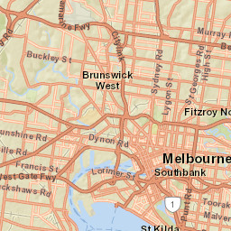 Melbourne Locality Map