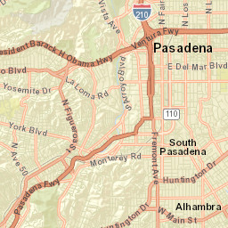 Pasadena Zip Code Map Pasadena Fire Station District Map