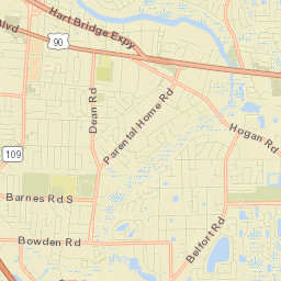 City of Jacksonville, Esri, HERE, Garmin, INCREMENT P, NGA, USGS