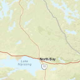 French river backcountry camping map