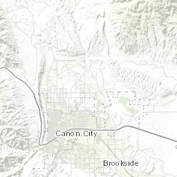 Reconnaissance Geologic Map Of The Canon City Quadrangle Fremont