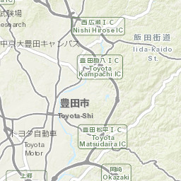 地図で見る赤津研究林