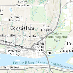 City Of Coquitlam Map City Of Coquitlam - Public Wifi Locations