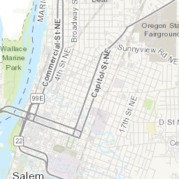 map of salem oregon Bike Locker Locations