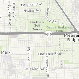 Oak Park Zoning Map City Of Ferndale - Zoning Map