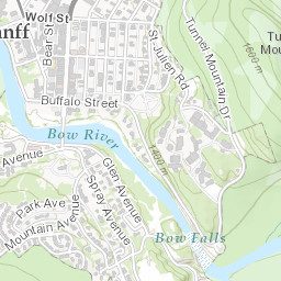 Map Of Banff Alberta Maps | Banff, Ab - Official Website