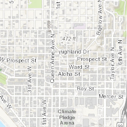 nasa topographical map seattle