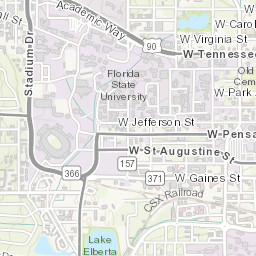 Florida State Campus Map Florida State University Campus Map