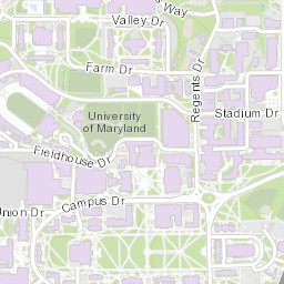 Map Of University Of Maryland Umd Campus Map