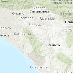 Santa Ana Mountains Map Santa Ana Mountains - Peakbagger.com