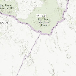 Big Bend National Park Map
