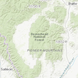 Sapphire Mountains Montana Map Sapphire Mountains   Peakbagger.com