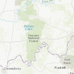 Hoosier National Forest Map Hoosier National Forest Map