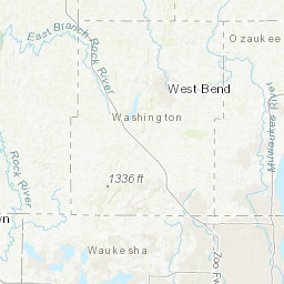 Racine County Gis Map Water-Table Map Of Waukesha County, Wisconsin, December 1971