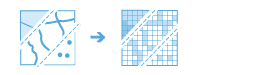 Convert Feature to Raster diagram