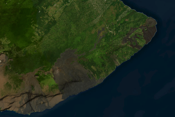 Satellite imagery of location of the item 'Soil Map of the Hawaiian Islands ' (47373)