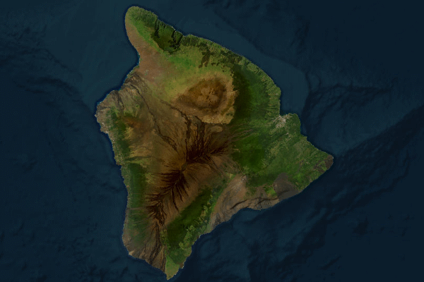 Satellite imagery of location of the item 'Generalized Soil Map of the Hawaiian Islands' (47408)