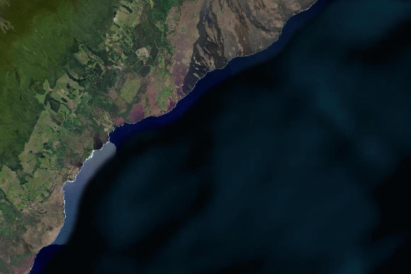 Satellite imagery of location of the item 'Soil Map of the Hawaiian Islands ' (47375)