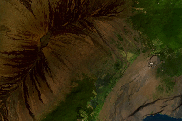 Satellite imagery of location of the item 'Soil Map of the Hawaiian Islands ' (47372)