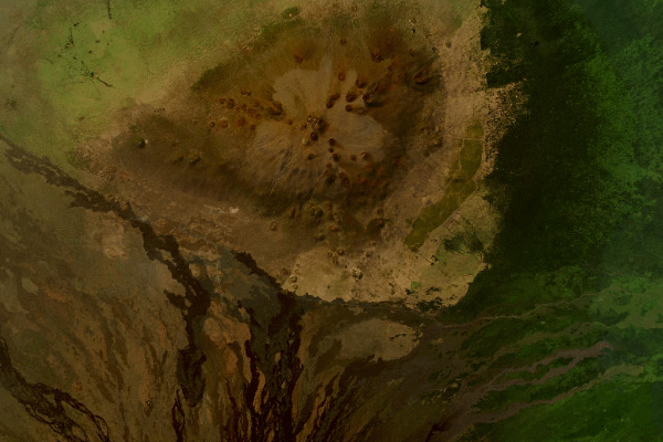 Satellite imagery of location of the item 'Soil Map of the Hawaiian Islands ' (47369)