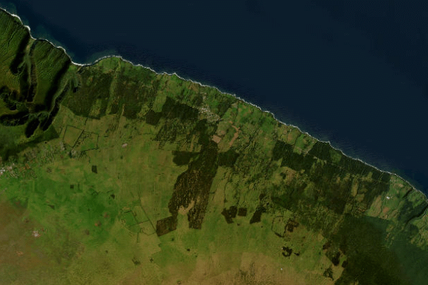 Satellite imagery of location of the item 'Soil Map of the Hawaiian Islands ' (47367)