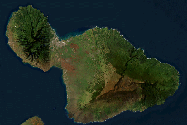 Satellite imagery of location of the item 'Generalized Soil Map of the Hawaiian Islands' (47406)