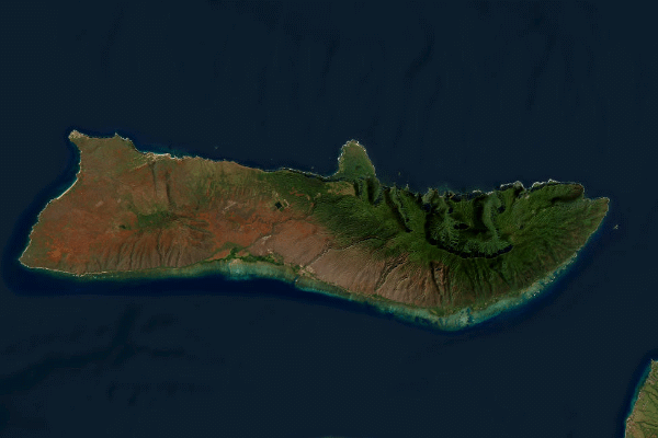 Satellite imagery of location of the item 'Generalized Soil Map of the Hawaiian Islands' (47407)