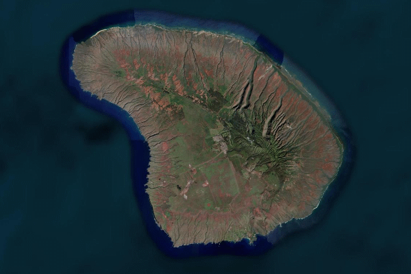 Satellite imagery of location of the item 'Generalized Soil Map of the Hawaiian Islands' (47411)