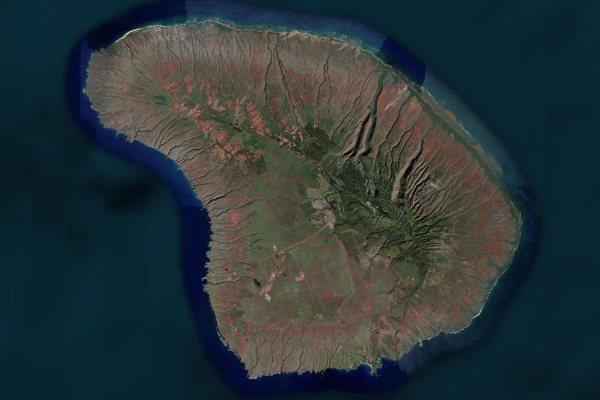 Satellite imagery of location of the item 'Soil Map of the Hawaiian Islands ' (47405)