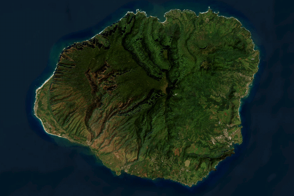 Satellite imagery of location of the item 'Generalized Soil Map of the Hawaiian Islands' (47409)