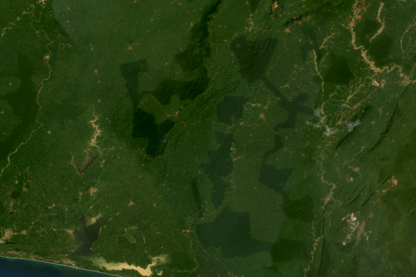 Satellite imagery of location of the item 'Soils of the Lower Tano Basin, South Western Ghana' (395)