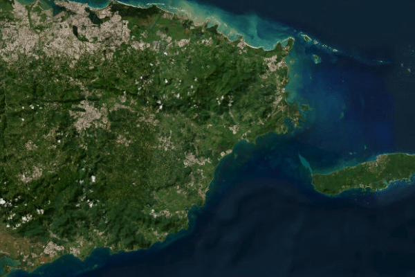 Satellite imagery of location of the item 'Soil Map of Puerto Rico ' (45910)