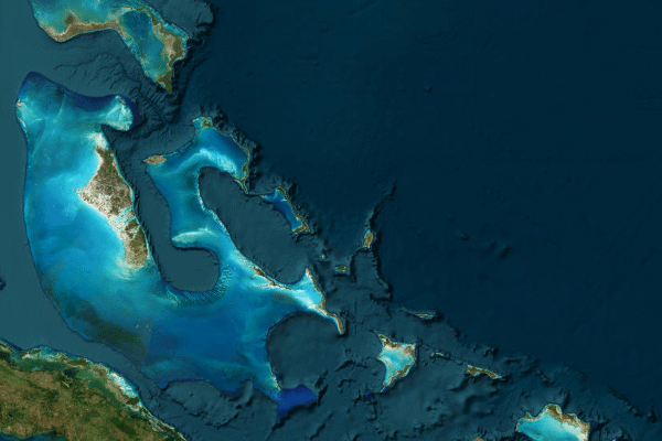 Satellite imagery of location of the item 'Land resources of the Bahamas: a summary' (2027)