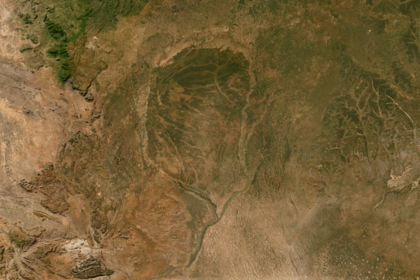 Satellite imagery of location of the item 'Alluvial Soils of Angola' (2648)
