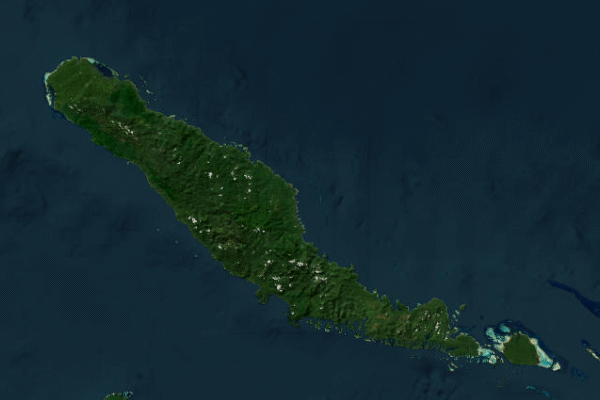 Satellite imagery of location of the item 'Soil Descriptions and analyses from Choiseul and Shortland Islands, Solomon Islands' (272)