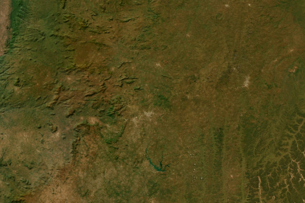 Satellite imagery of location of the item 'Carta Geral dos Solos de Angola (General Soil Map of Angola) - Memorias da Junta de Investigacoes do Ultramar No. 27' (1721)
