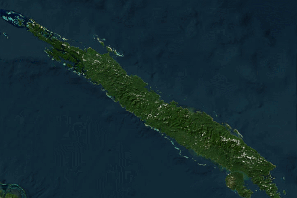 Satellite imagery of location of the item 'Soil Descriptions and analyses from Santa Isabel and San Jorge, Solomon Islands' (271)