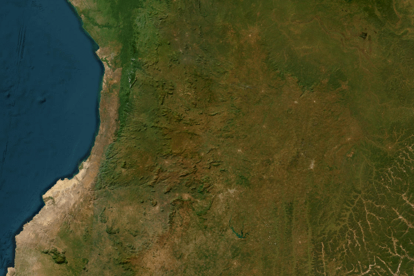 Satellite imagery of location of the item 'Geomorfologia, Solos e Ruralismo da Regiao Central Angolana (Geomorphology, Soils and Ruralism of the Central Zone  of Angola)' (1719)