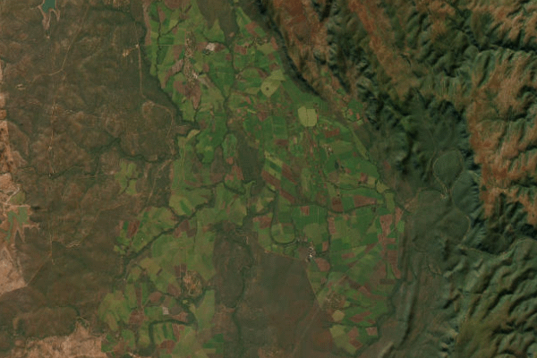 Satellite imagery of location of the item 'Swaziland irrigation Scheme' (35035)