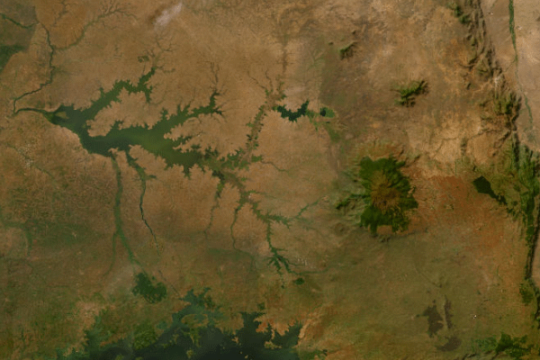 Satellite imagery of location of the item 'The Soil of the Eastern Province of Uganda - A Reconnaissance Survey' (25143)
