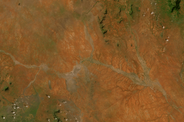 Satellite imagery of location of the item 'Geology of the area South of the Taita Hills' (495)