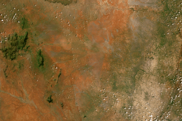 Satellite imagery of location of the item 'Soils and Vegetation of the Tsavo Area' (41430)