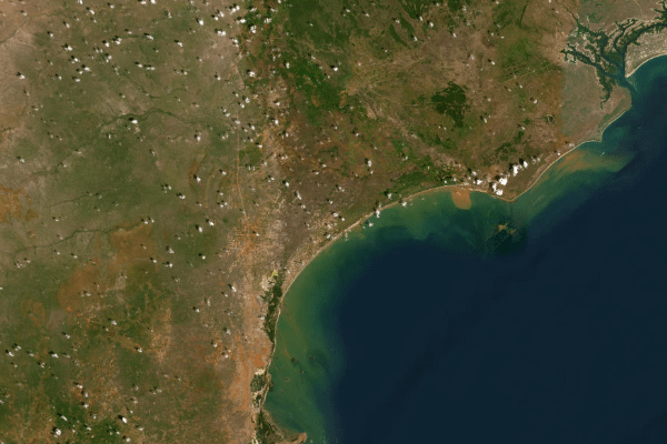 Satellite imagery of location of the item 'Preliminary Evaluation of the Soil Conditions of the Tana Delta for Irrigation Development' (489)