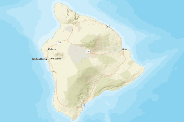 Topographical location of the item 'Generalized Soil Map of the Hawaiian Islands' (47408)