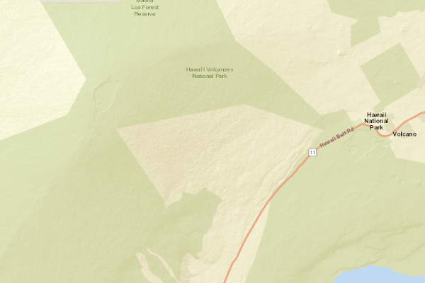 Topographical location of the item 'Soil Map of the Hawaiian Islands ' (47372)